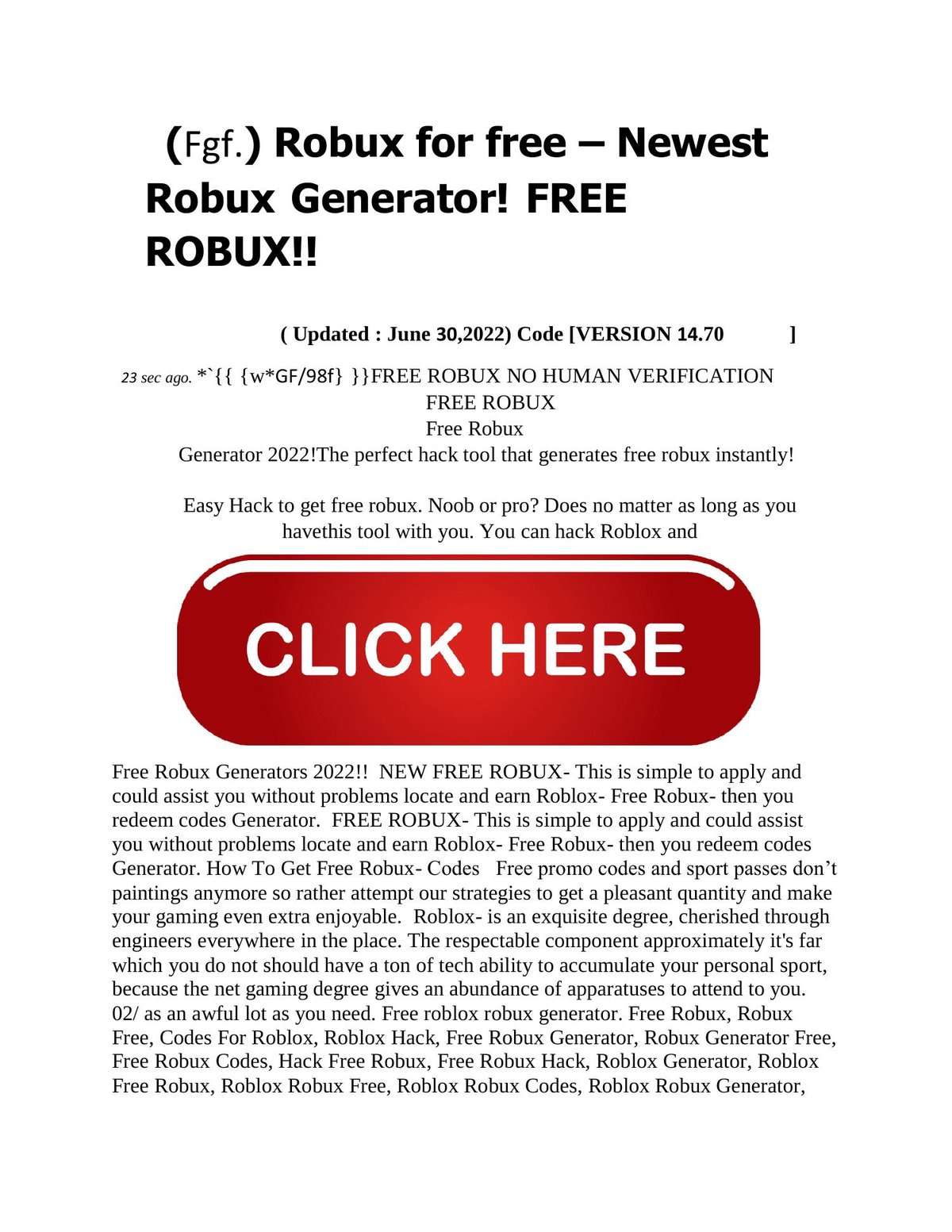 Robux Robux Generator Scams Are Dangerous and Wont Get You Free Robux